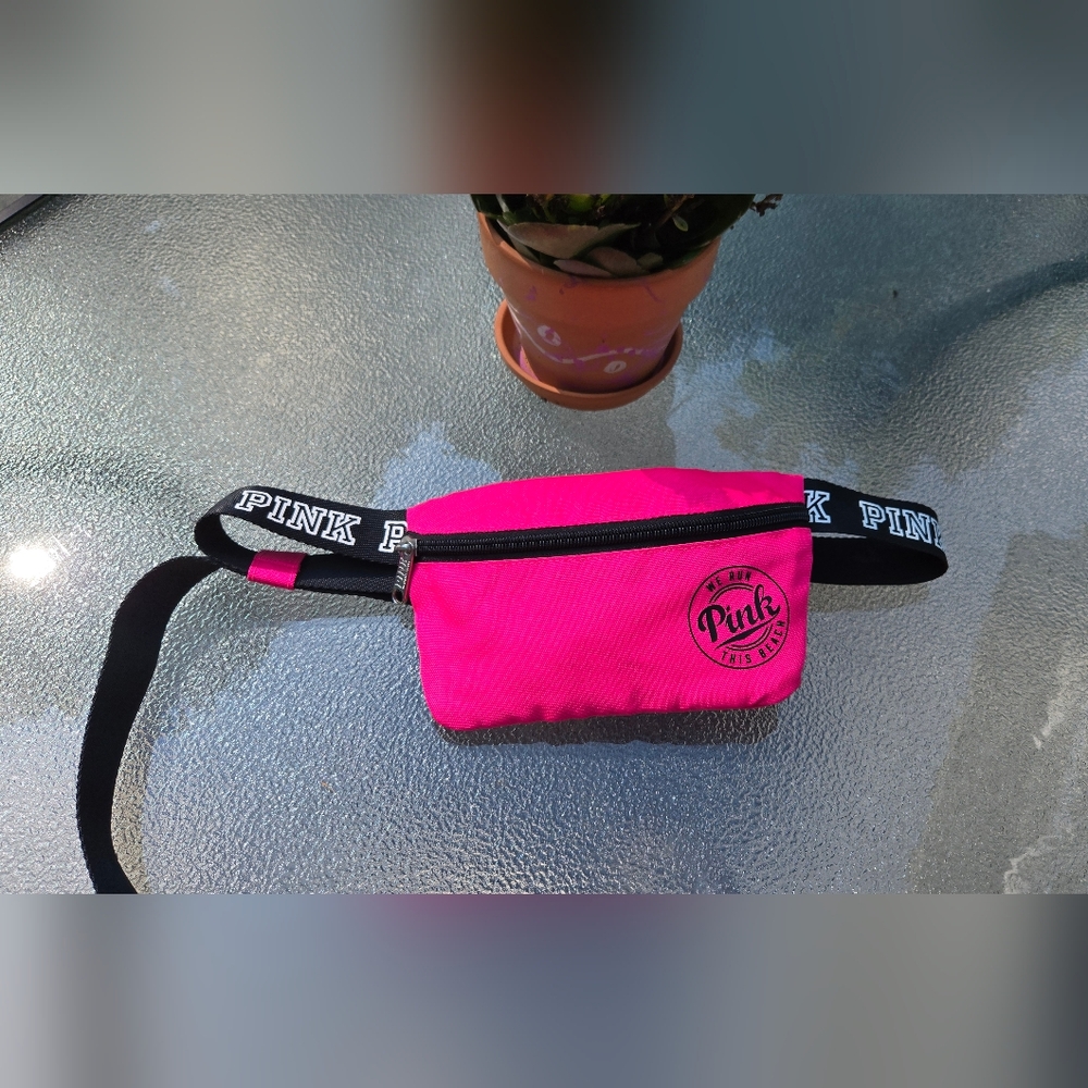 Victoria's Secret Pink Bag with Black Accents